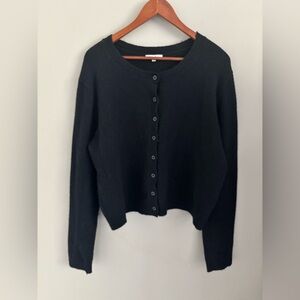 Z Supply Black Button-Up Cardigan